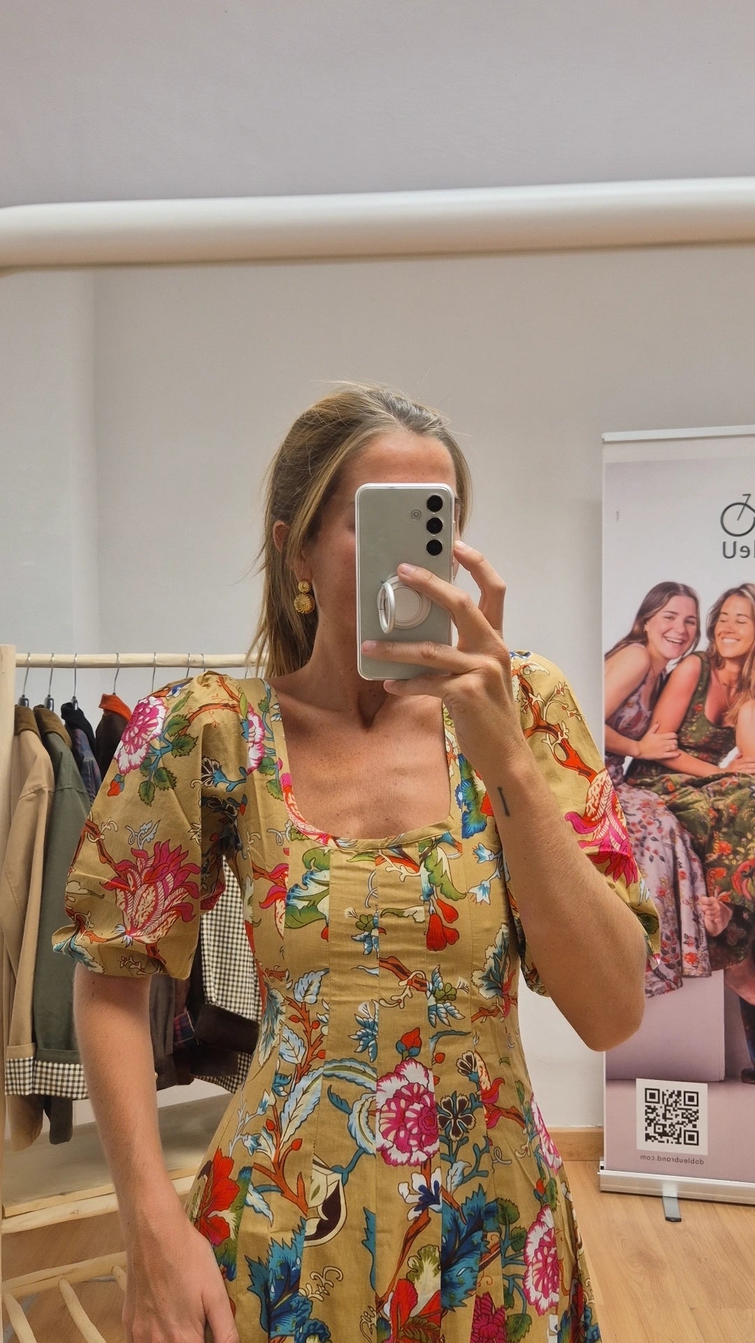 Vestido Kali con mangas Noa