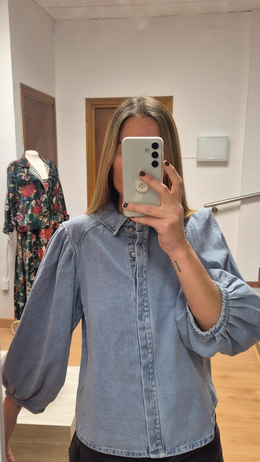 Camisa vaquera bombacha