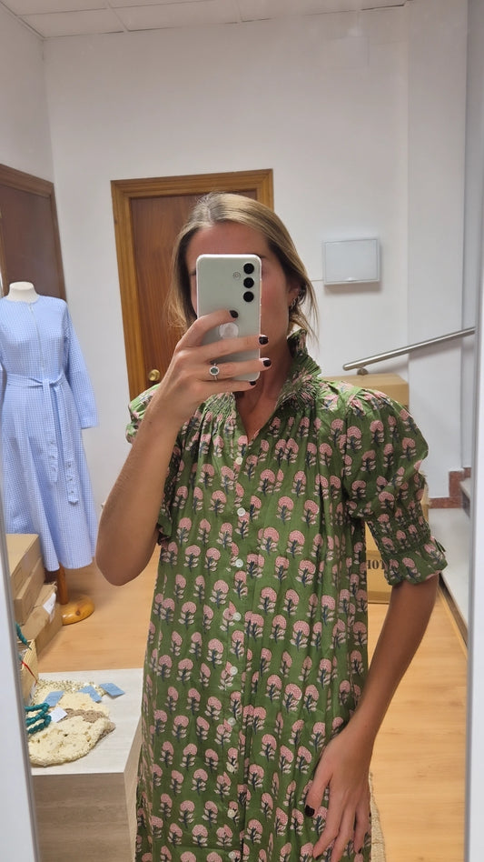 Vestido Florelia manga corta EE