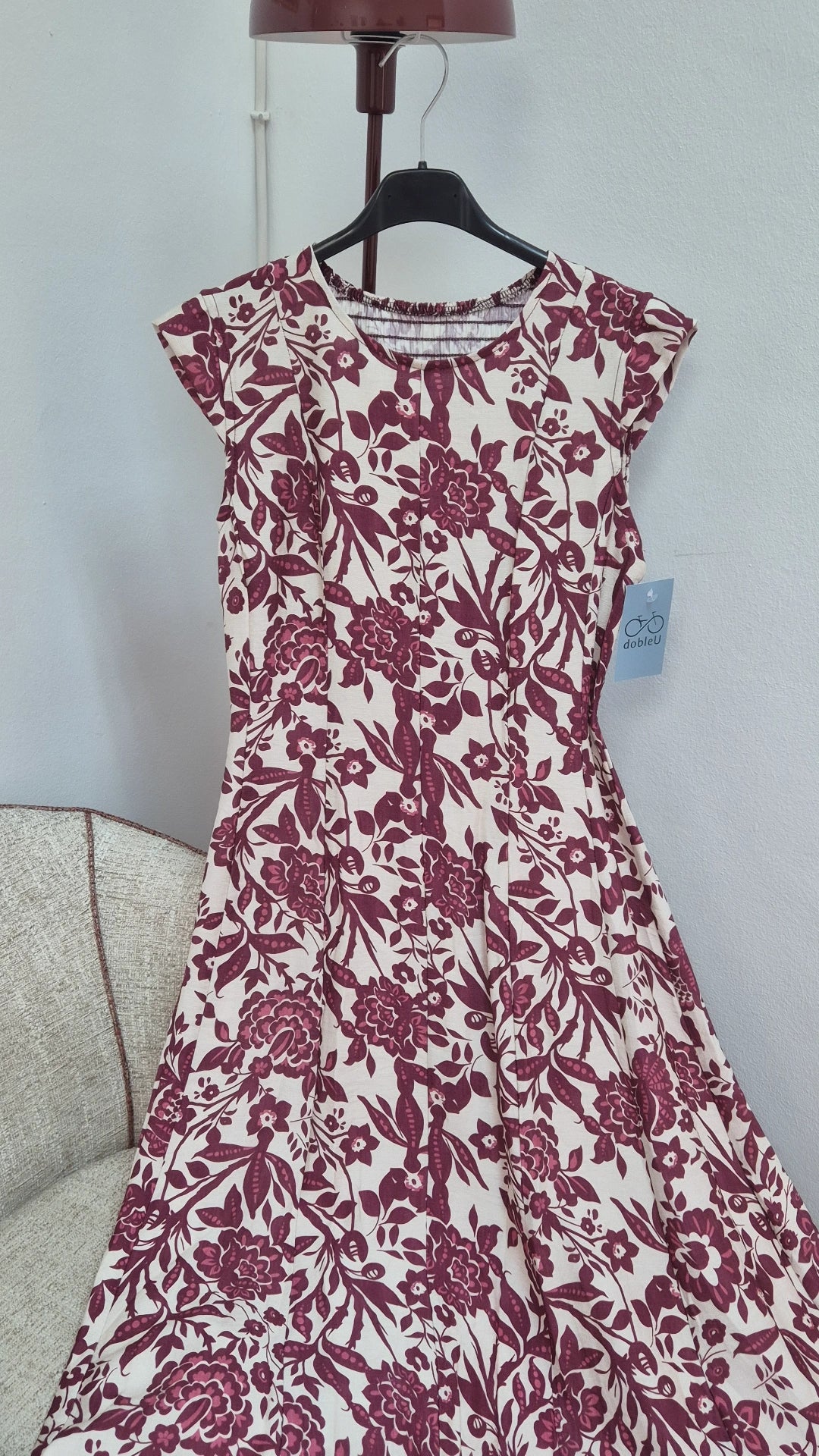Vestido Clara buganvilla