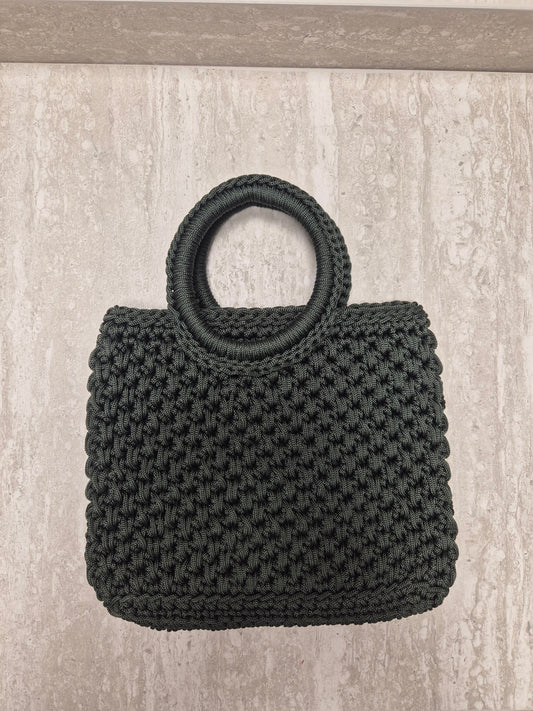 Bolso crochet Hoja
