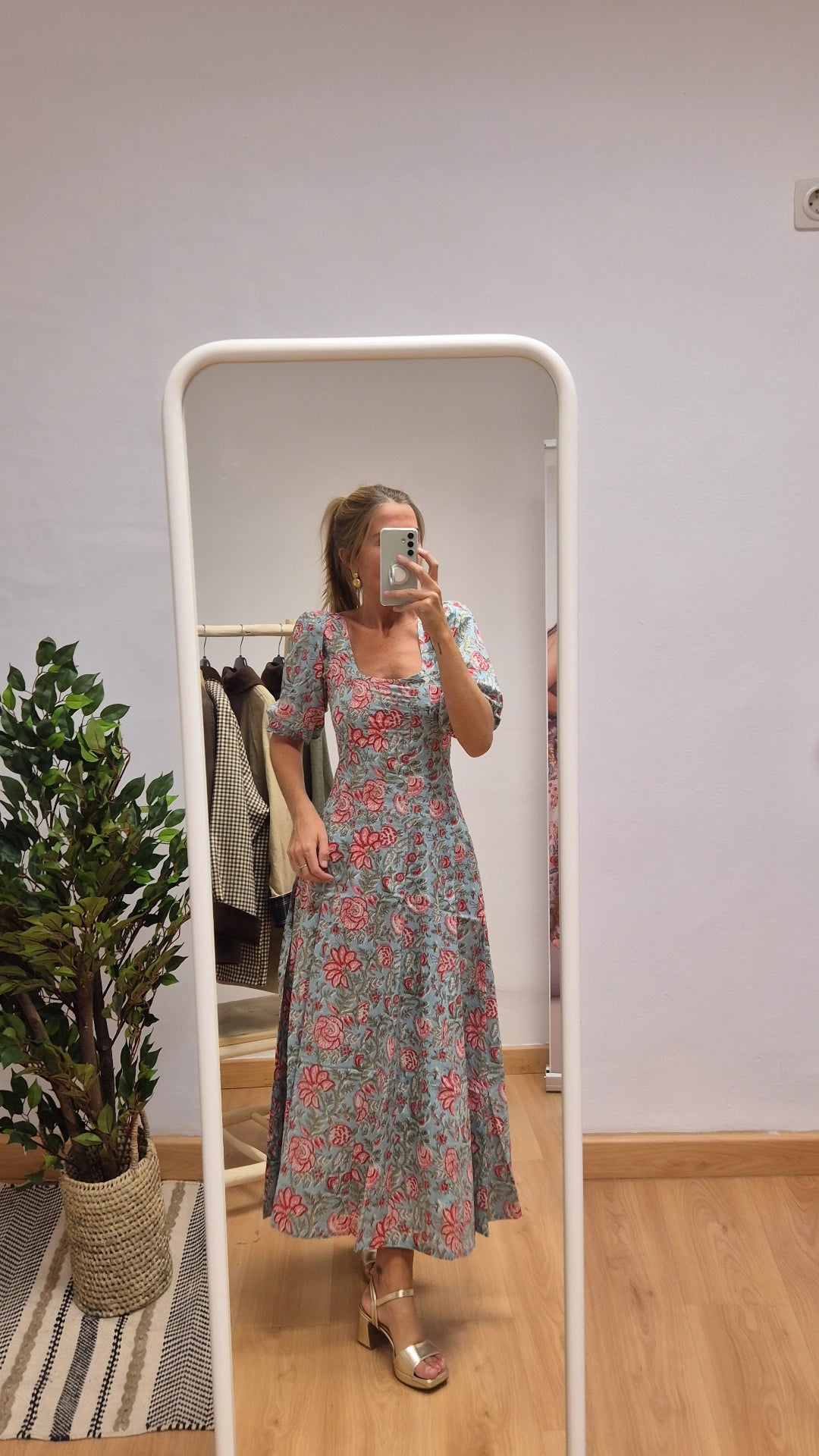 Vestido Kali con mangas Duna
