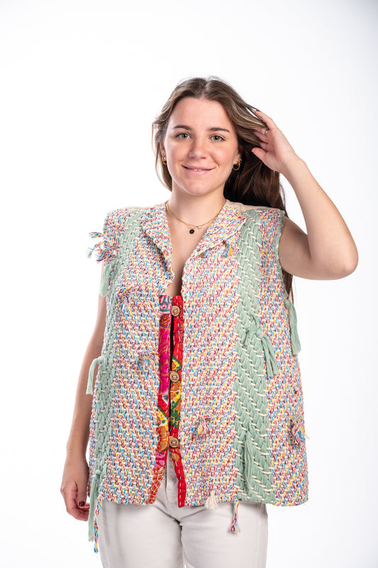 Chaleco handmade jabonoso