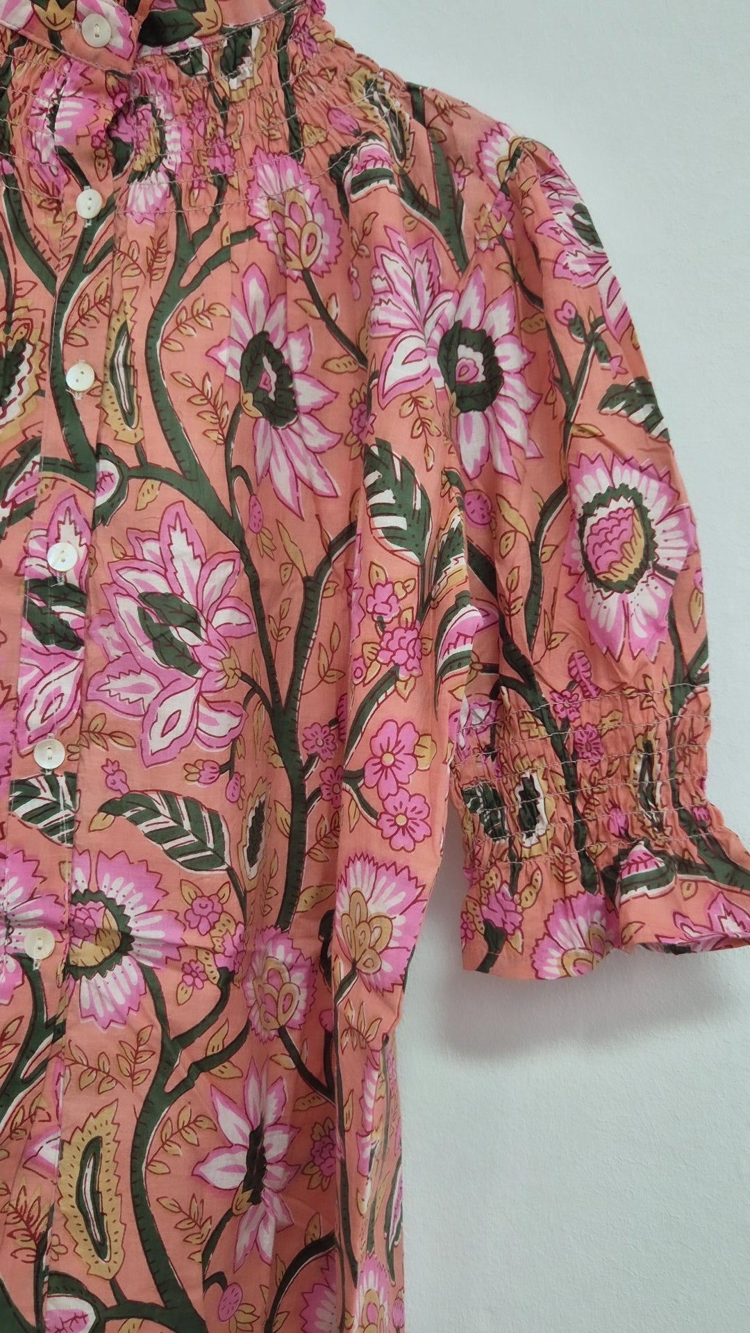 Blusa Florelia manga corta EE
