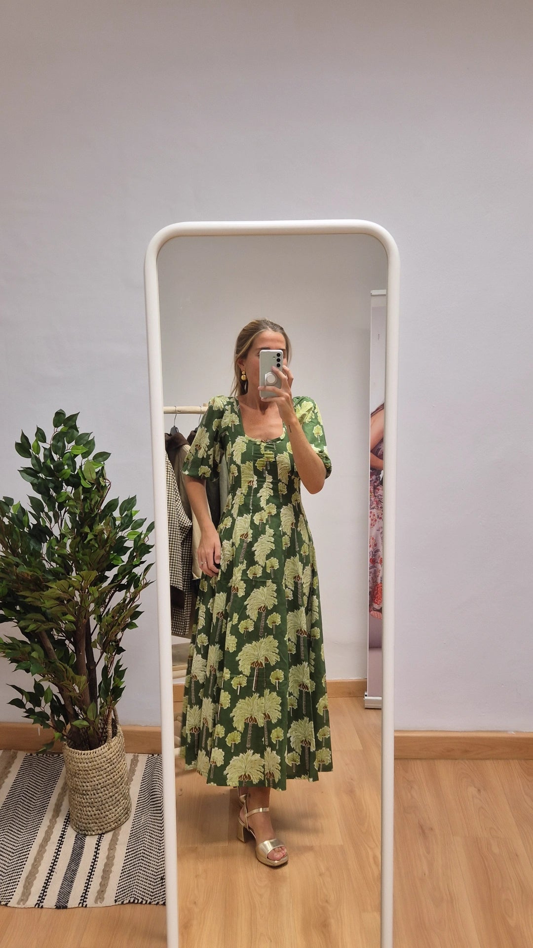 Vestido Kali con mangas Selva