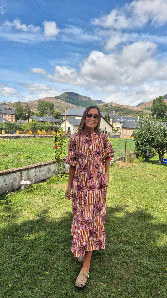 Vestido Raflor palmera