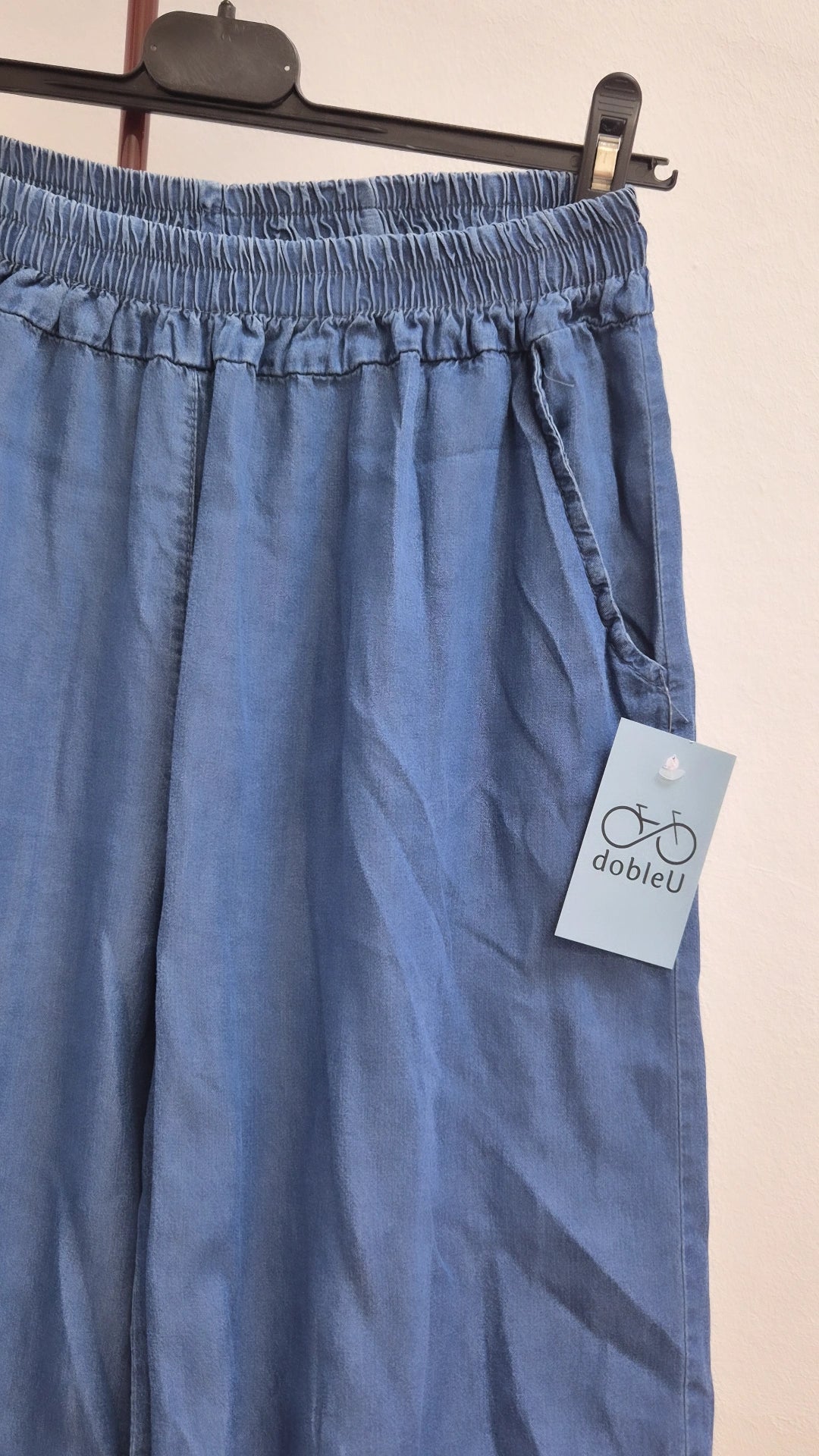 Pantalón bombacho denim