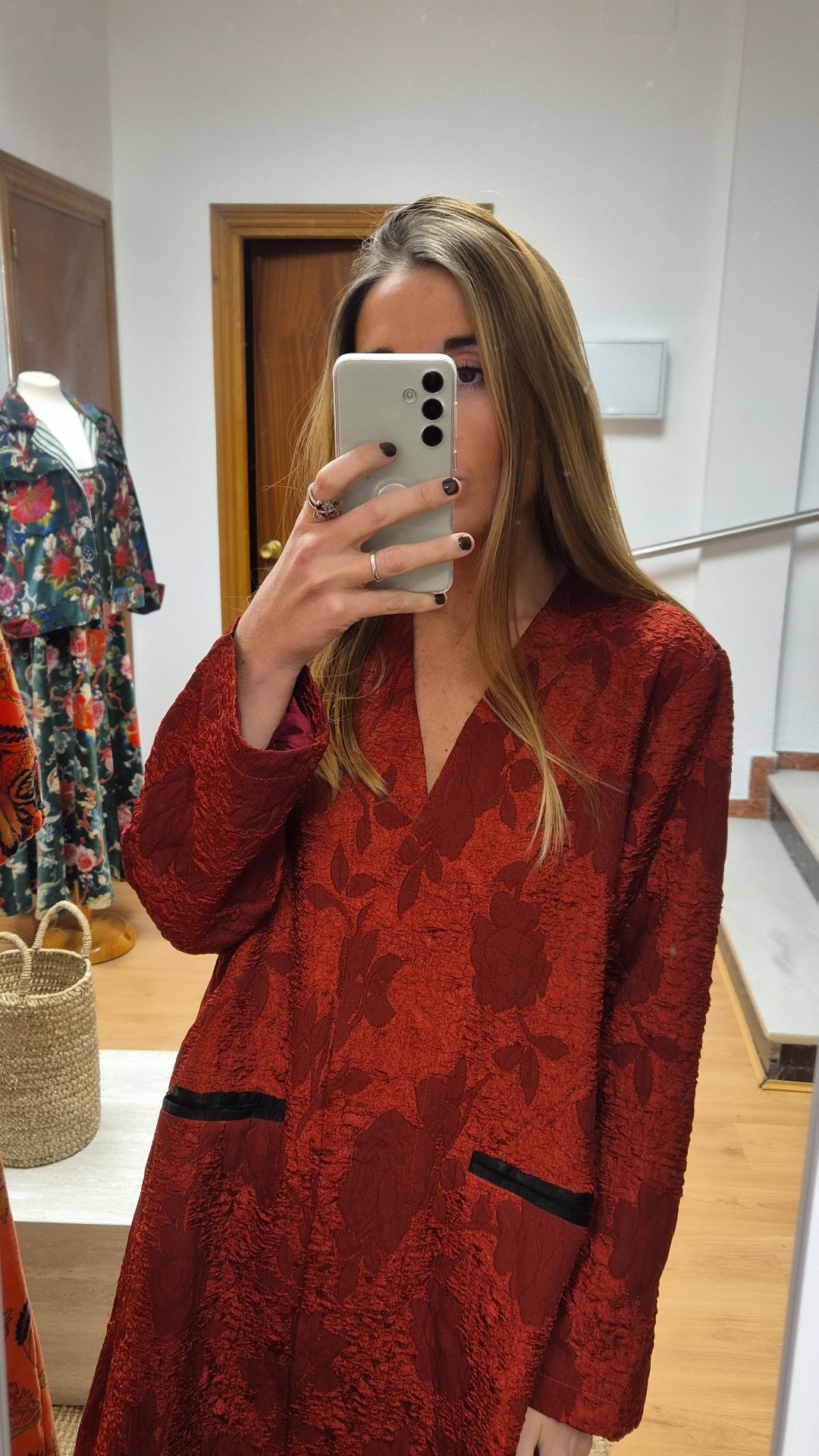 Abrigo|Kimono rugoso especial
