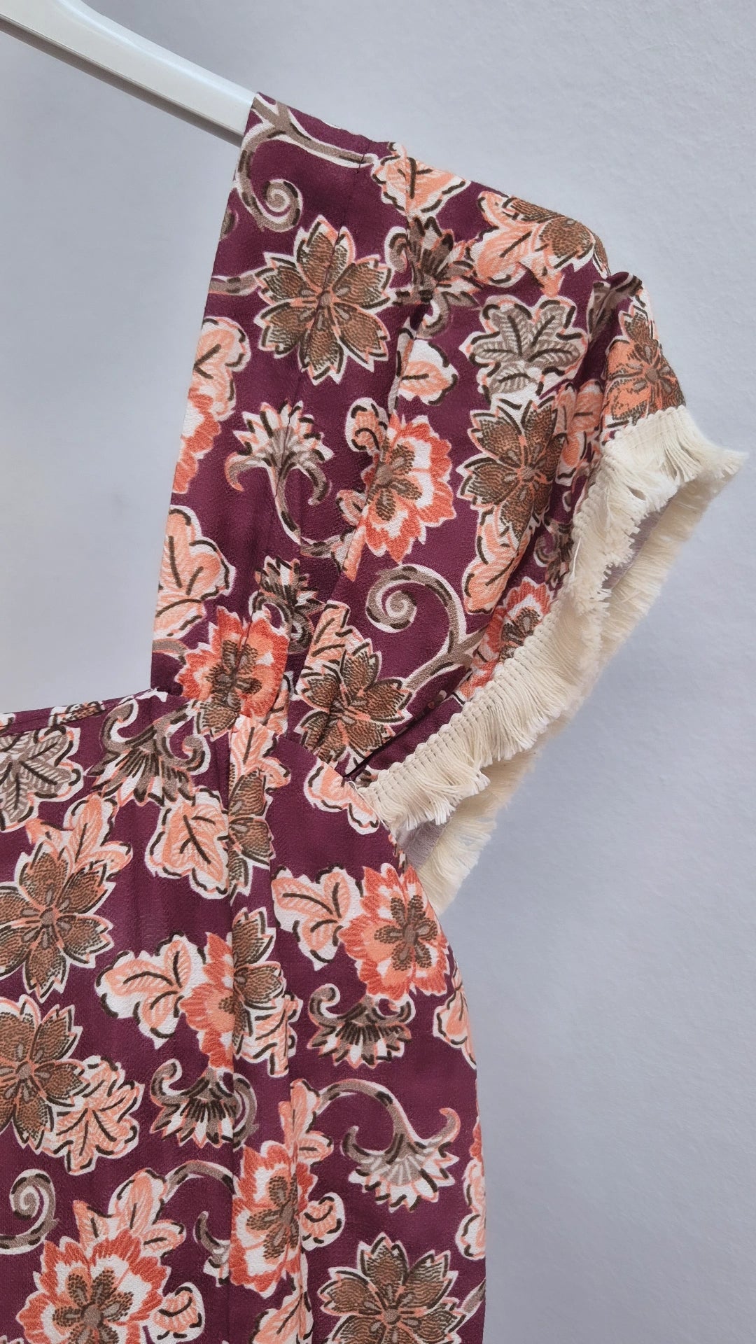 Vestido volantes y flecos A