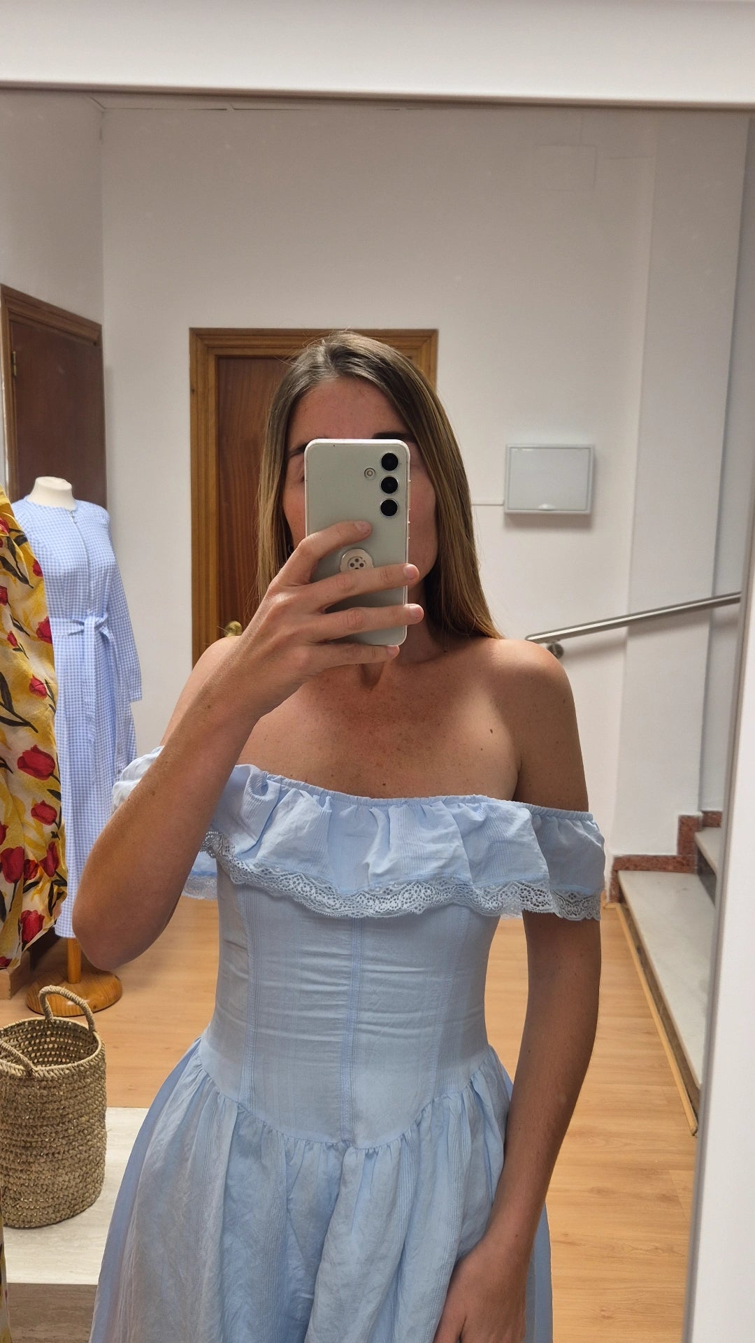 Vestido Celeste