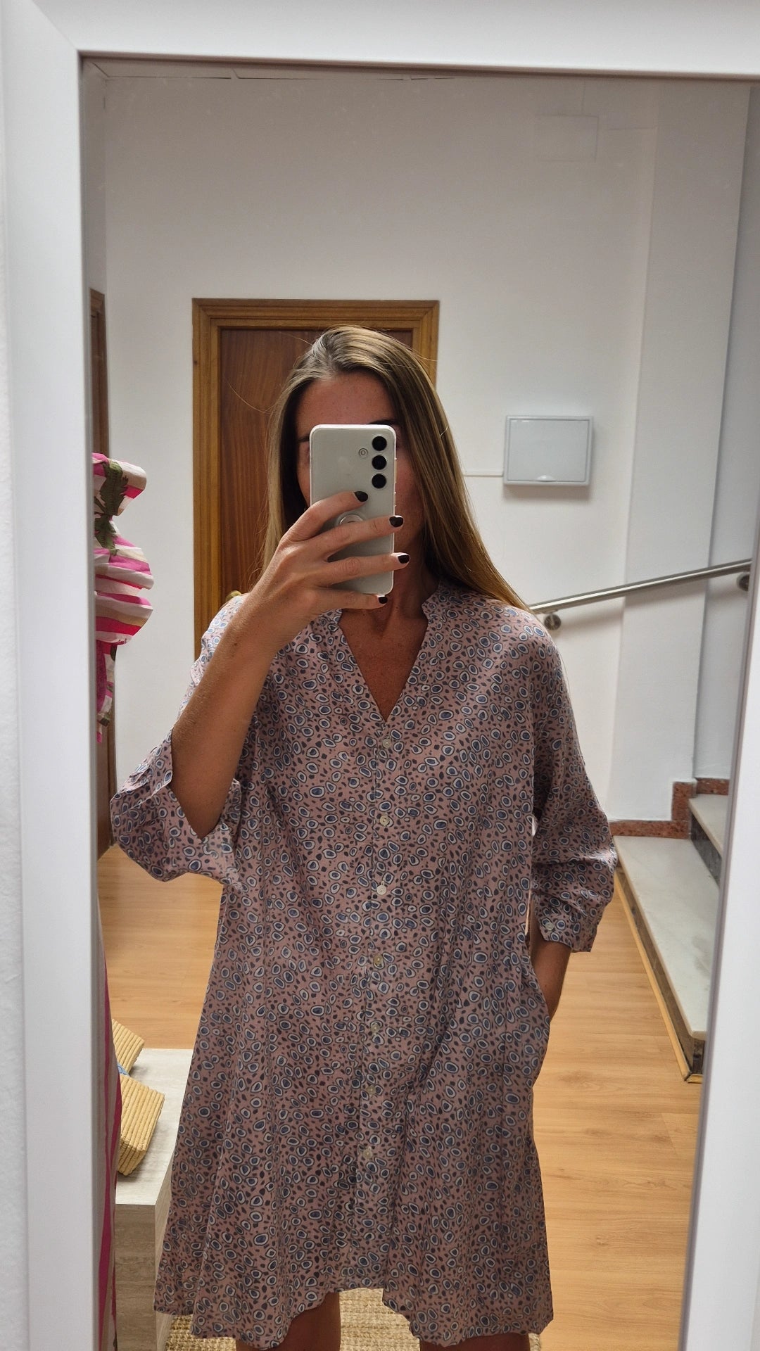 Vestido playero Eye azul