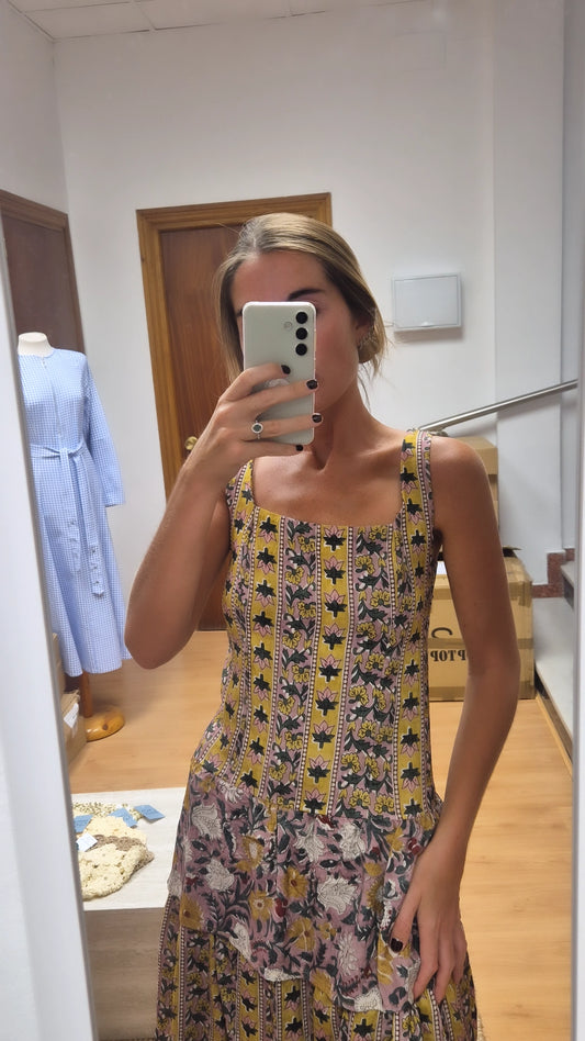 Vestido Galla straps four