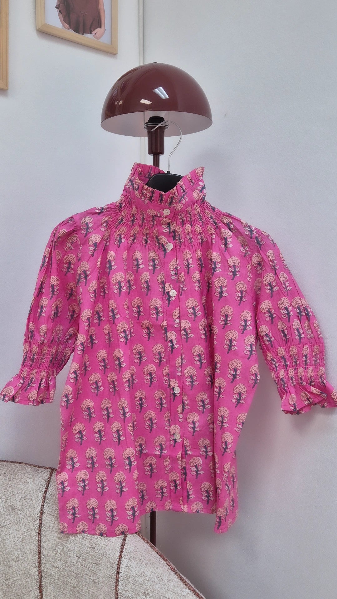 Blusa Florelia manga corta QQ