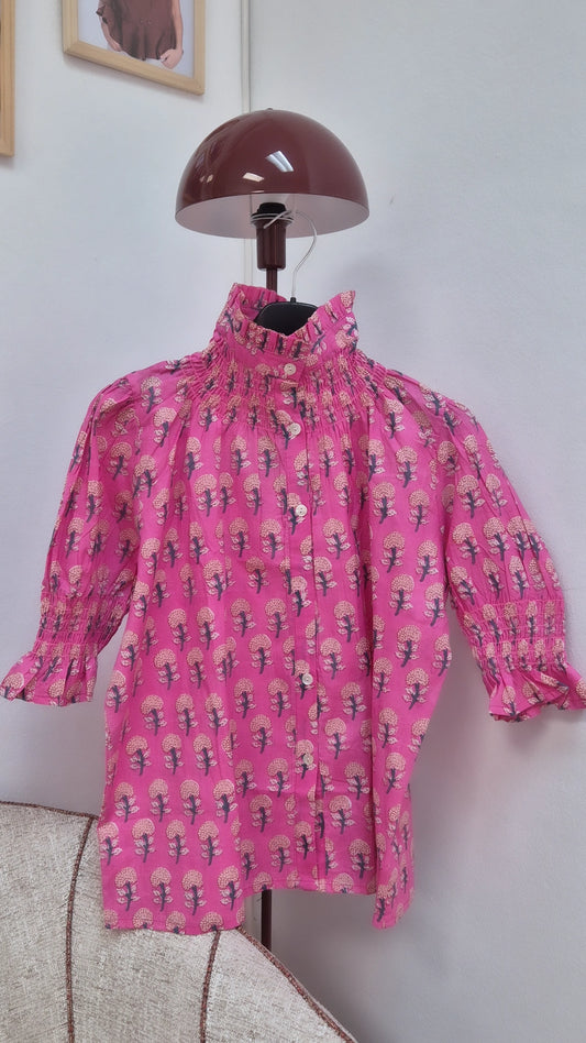 Blusa Florelia manga corta QQ