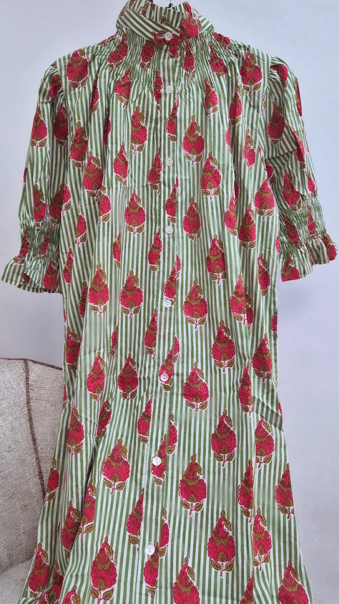 Vestido Florelia manga corta BB