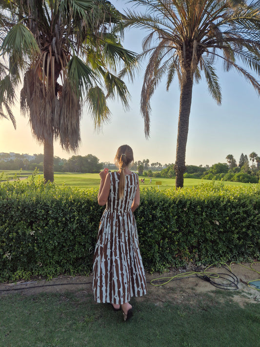 Vestido pichi print