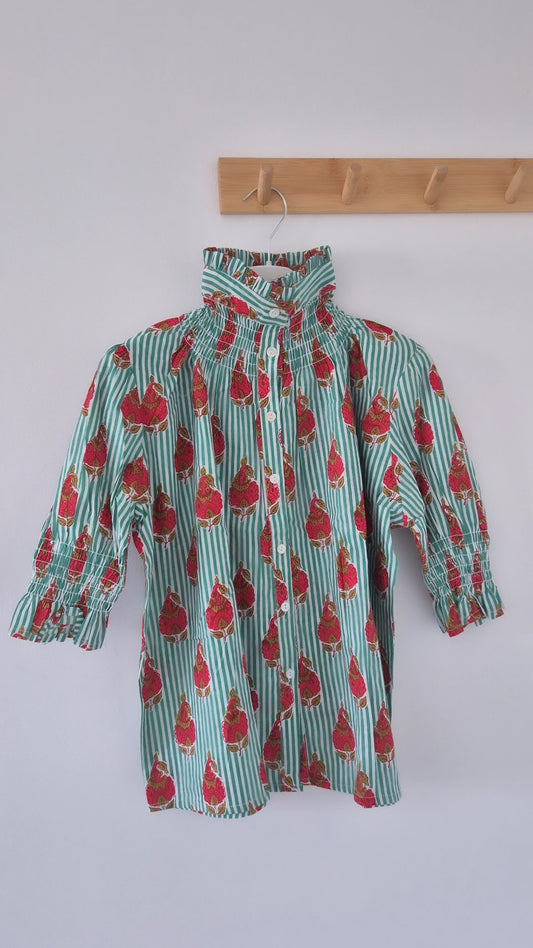 Blusa Florelia manga corta JJ