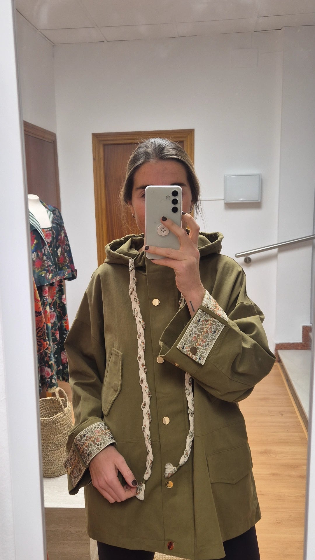 Parka Boho caqui