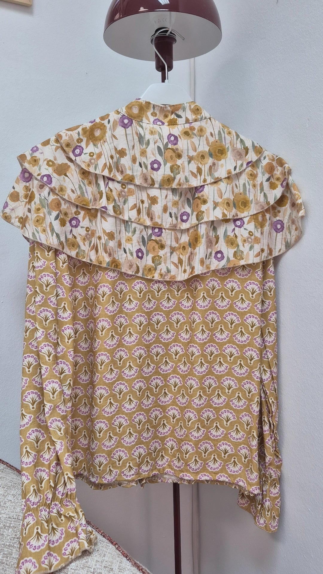 Blusa dos estampados Azahar