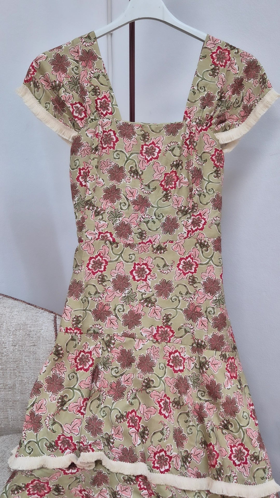 Vestido volantes y flecos D