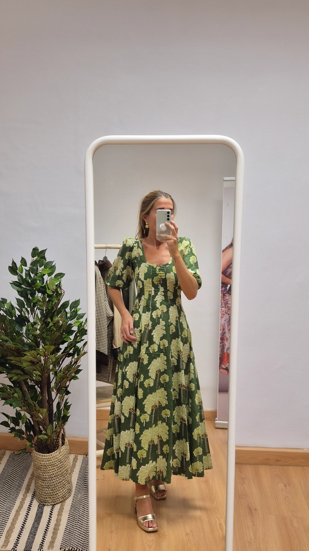 Vestido Kali con mangas Selva