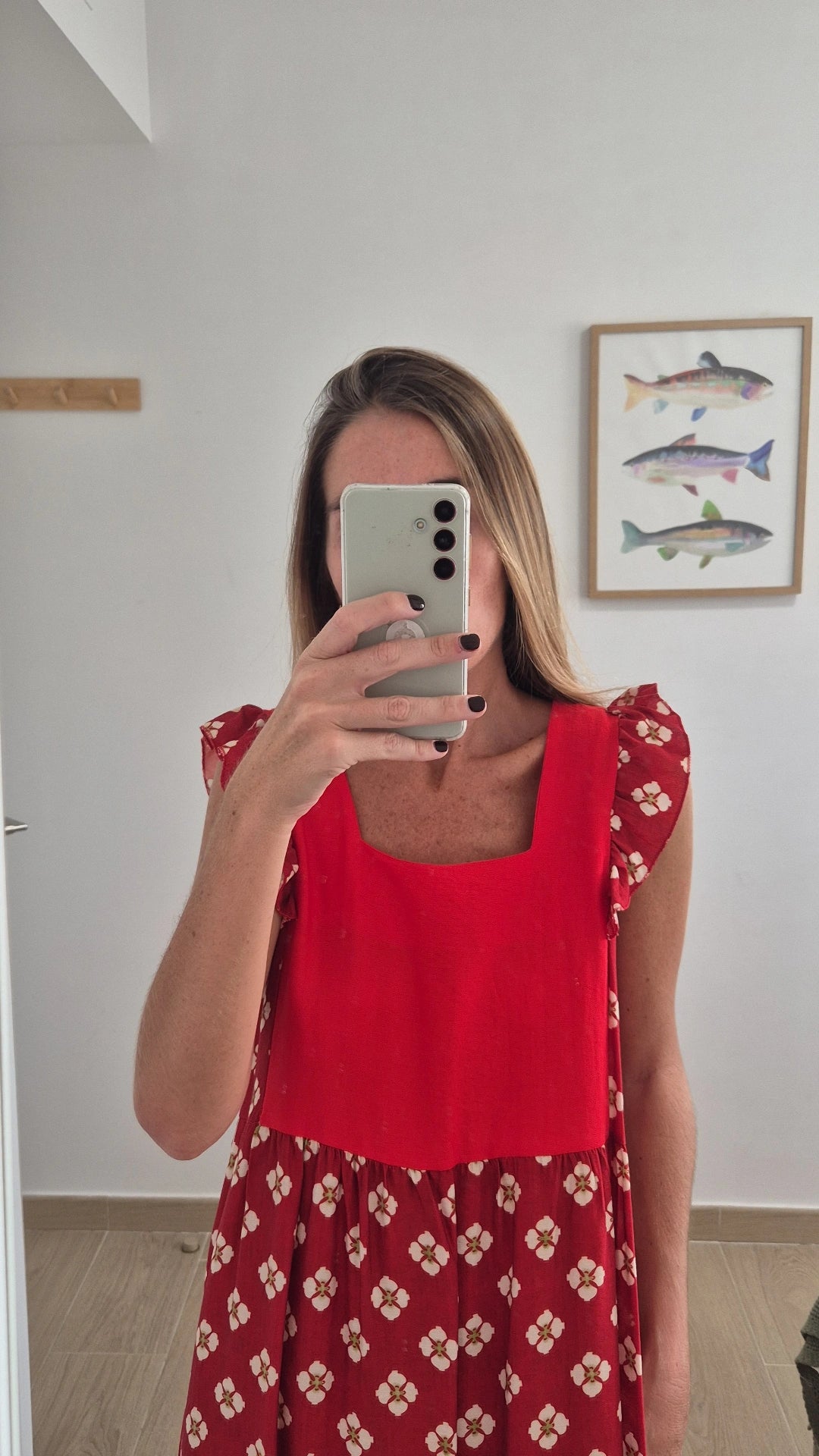 Vestido fresa