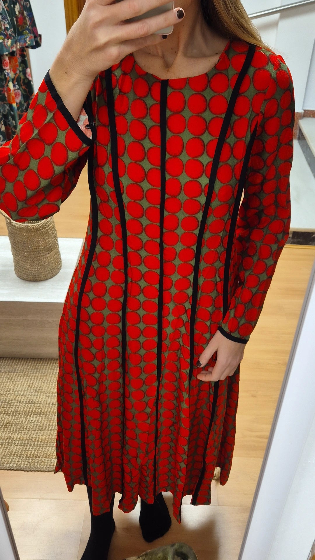 Vestido corte a raya Lunar