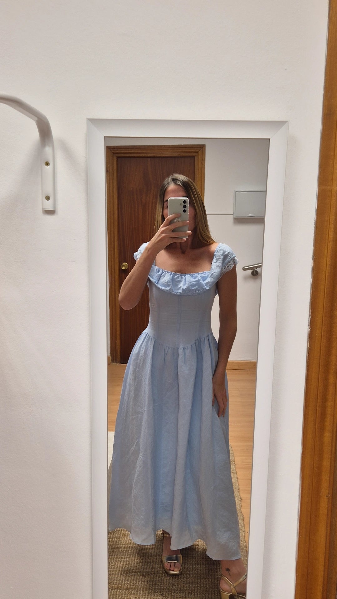 Vestido Celeste