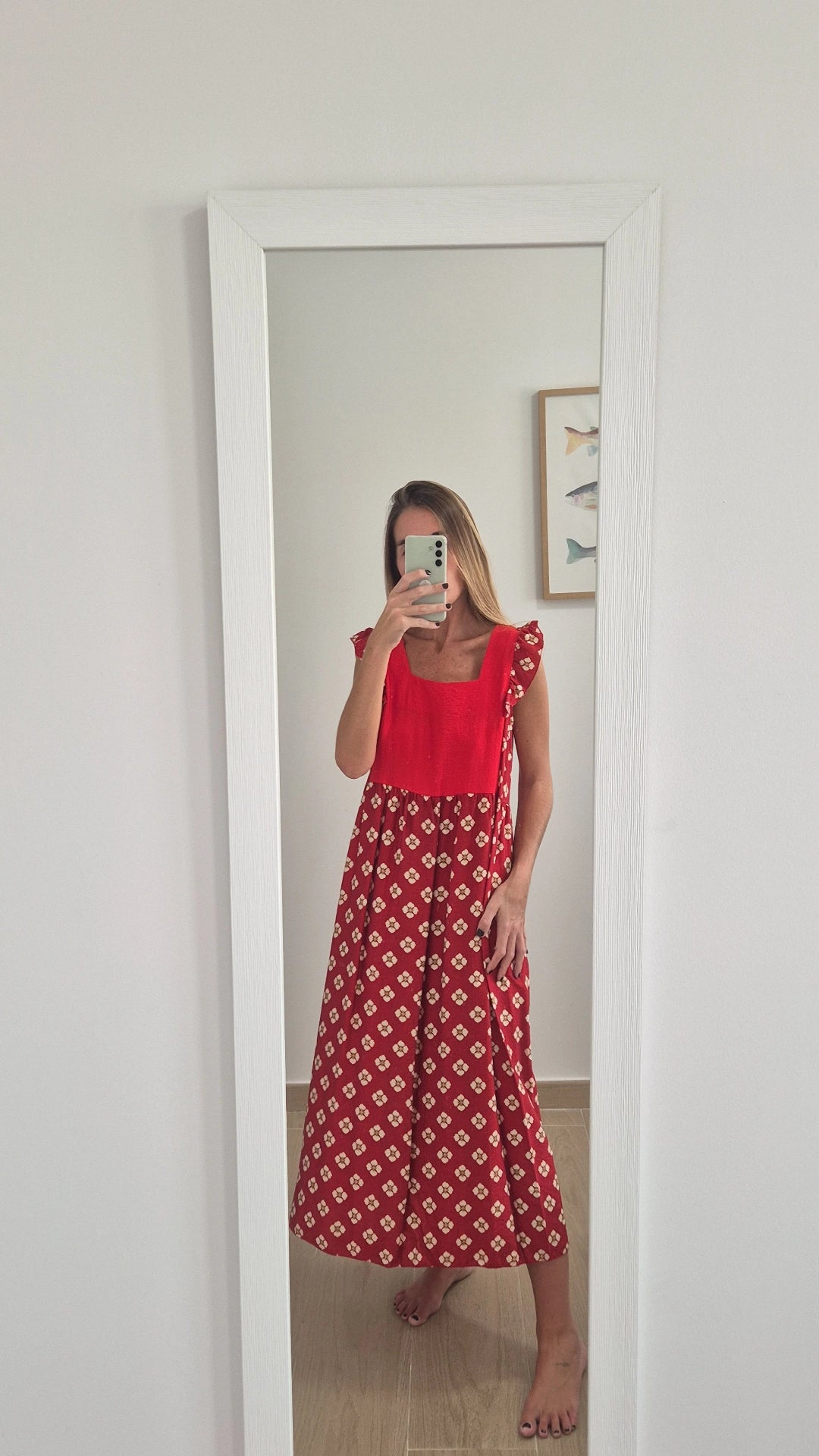Vestido fresa
