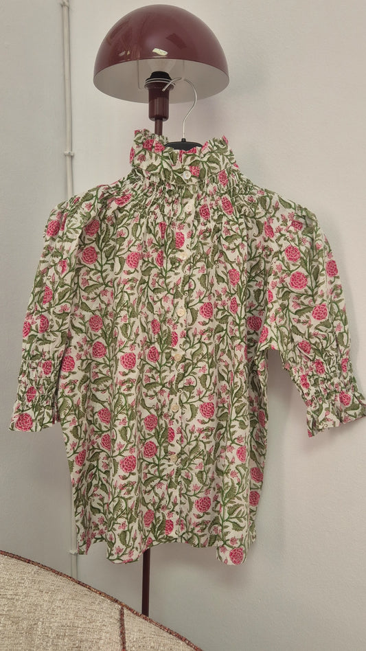 Blusa Florelia manga corta U