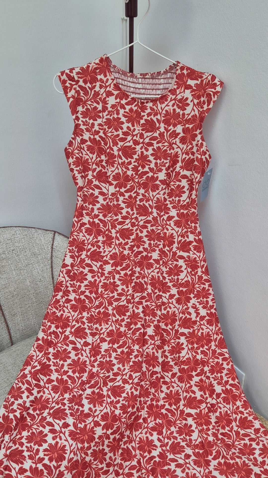 Vestido Clara rojo