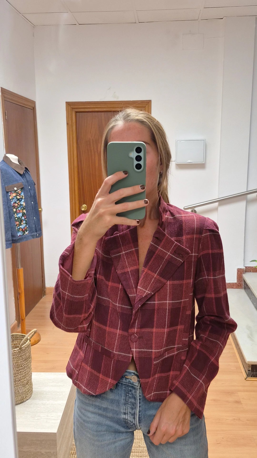Chaqueta blazer inout buganvilla