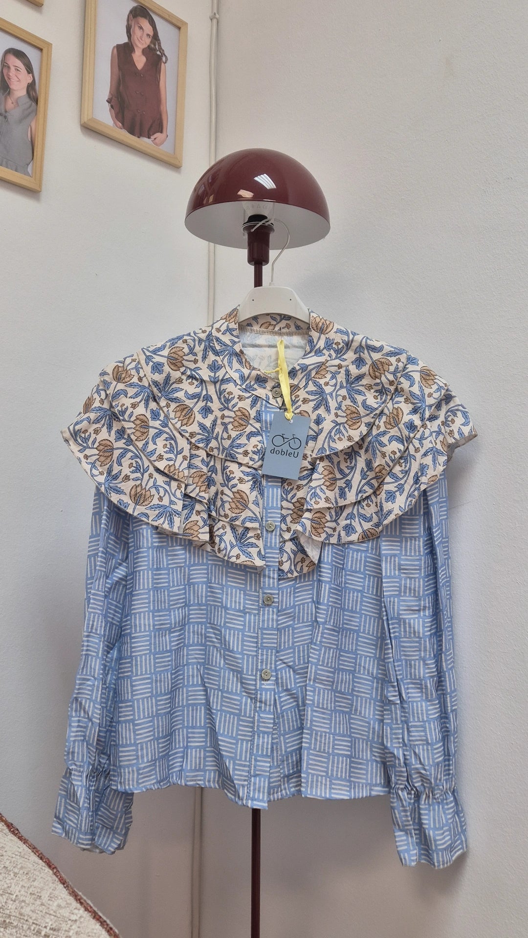 Blusa dos estampados Lluvia