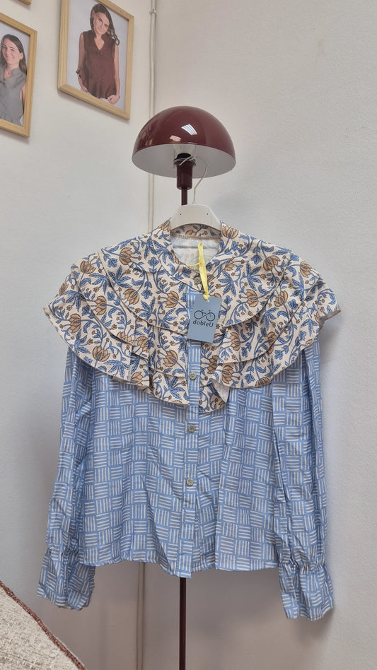 Blusa dos estampados Lluvia