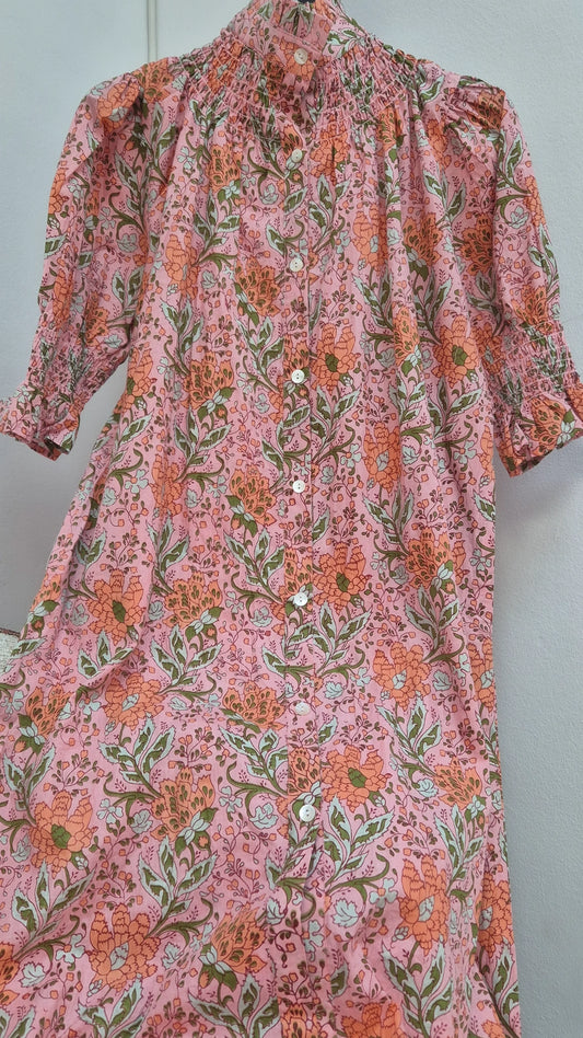 Vestido Florelia manga corta L