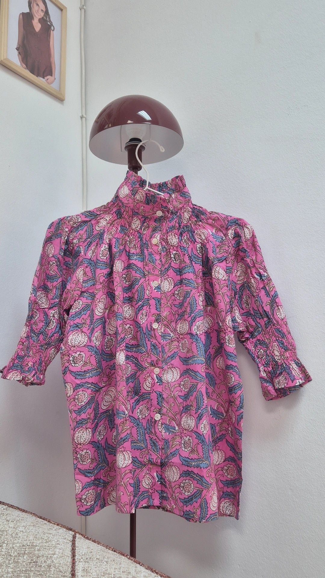 Blusa Florelia manga corta S