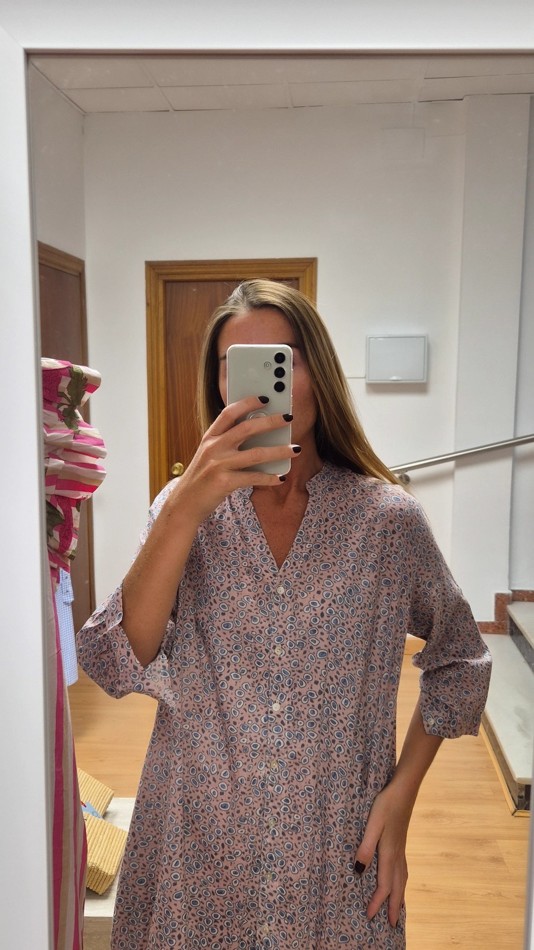 Vestido playero Eye rosa