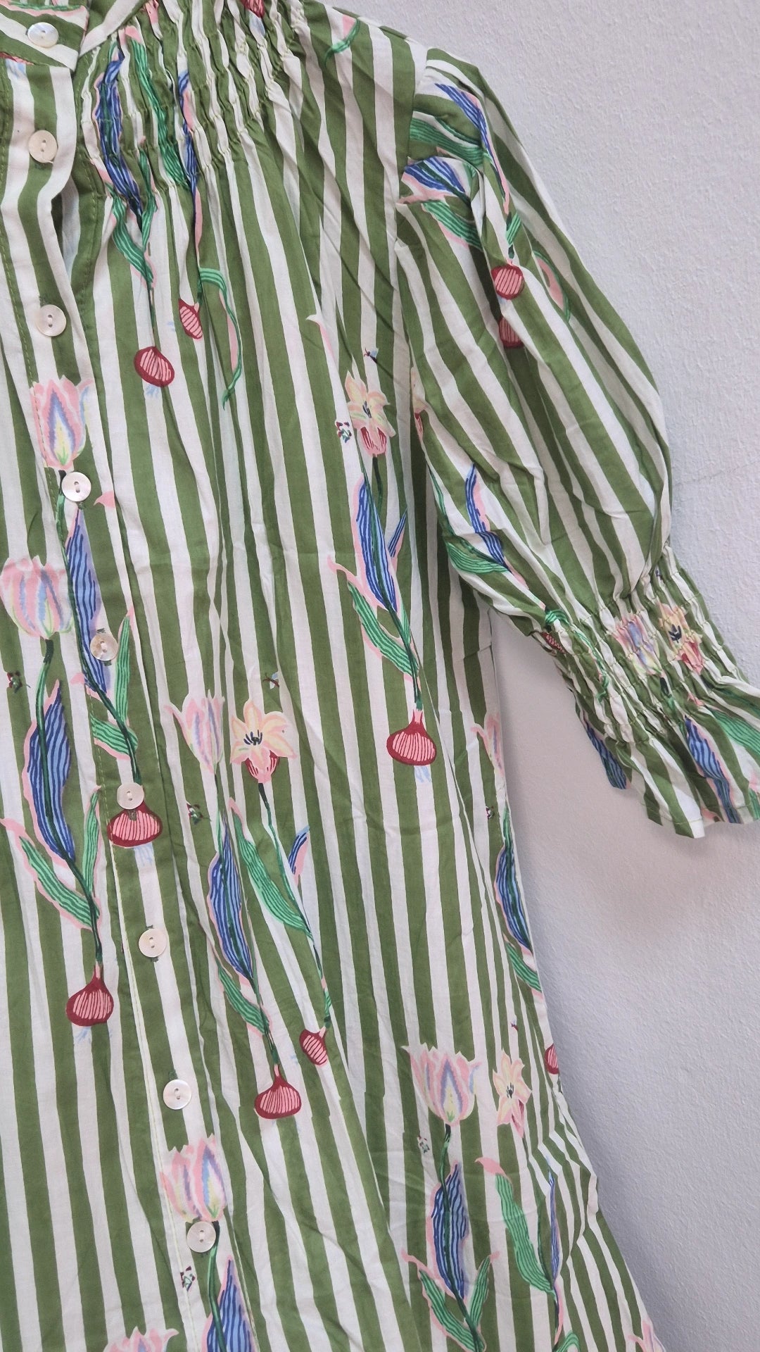 Vestido Florelia manga corta G