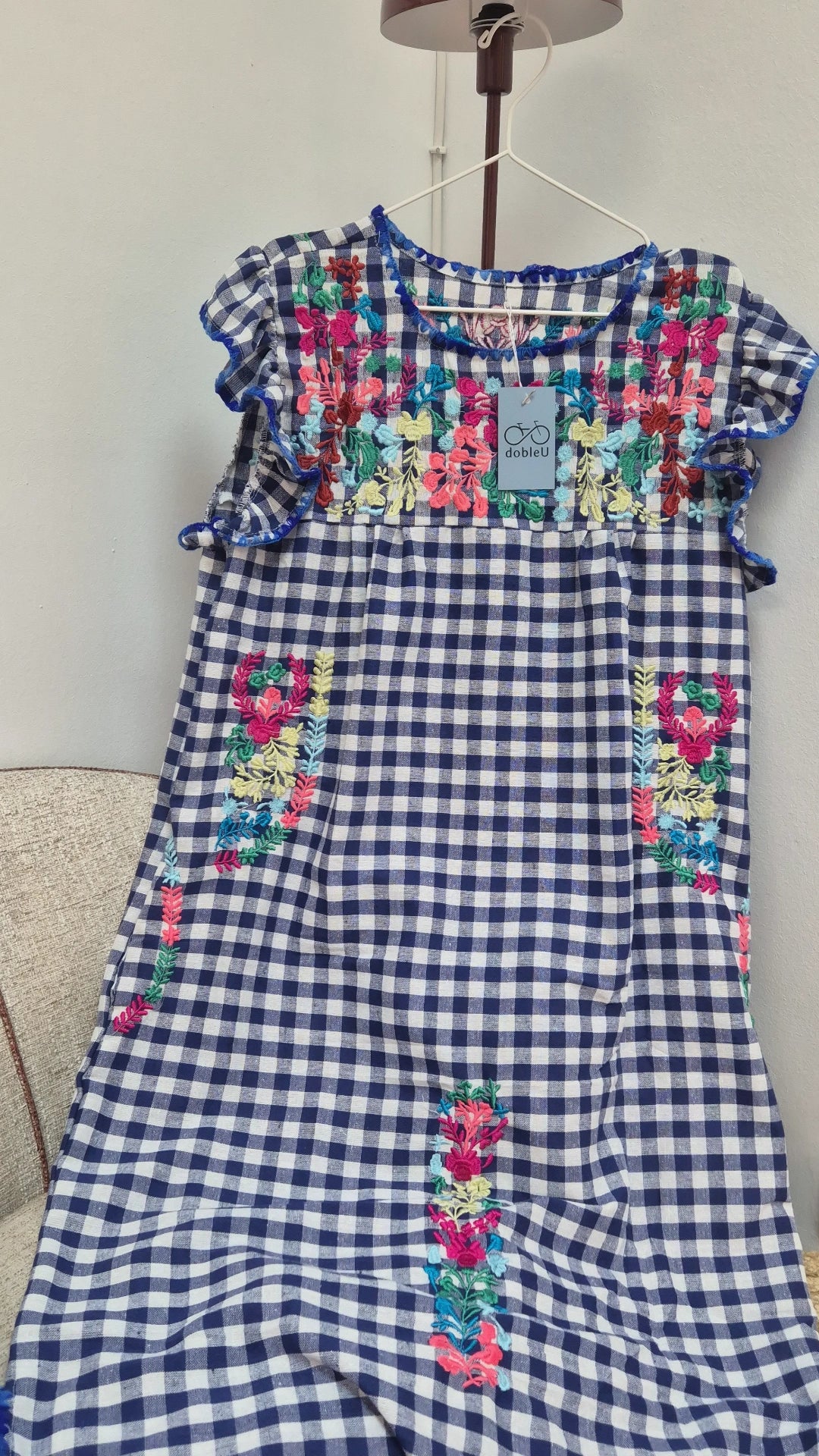 Vestido Filipa mar