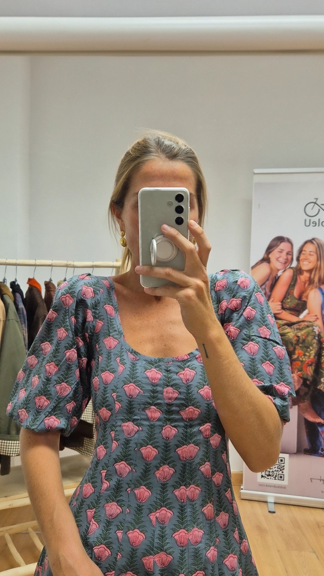 Vestido Kali con mangas Malia