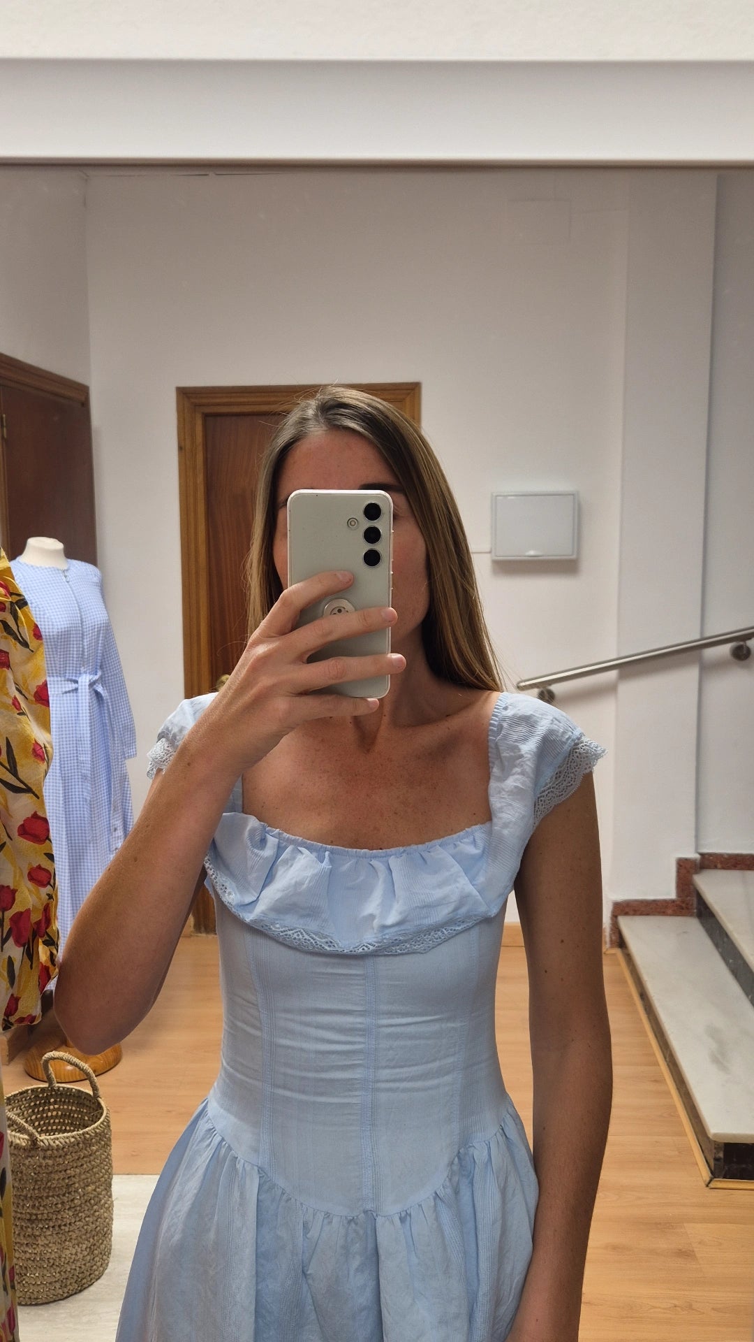 Vestido Celeste
