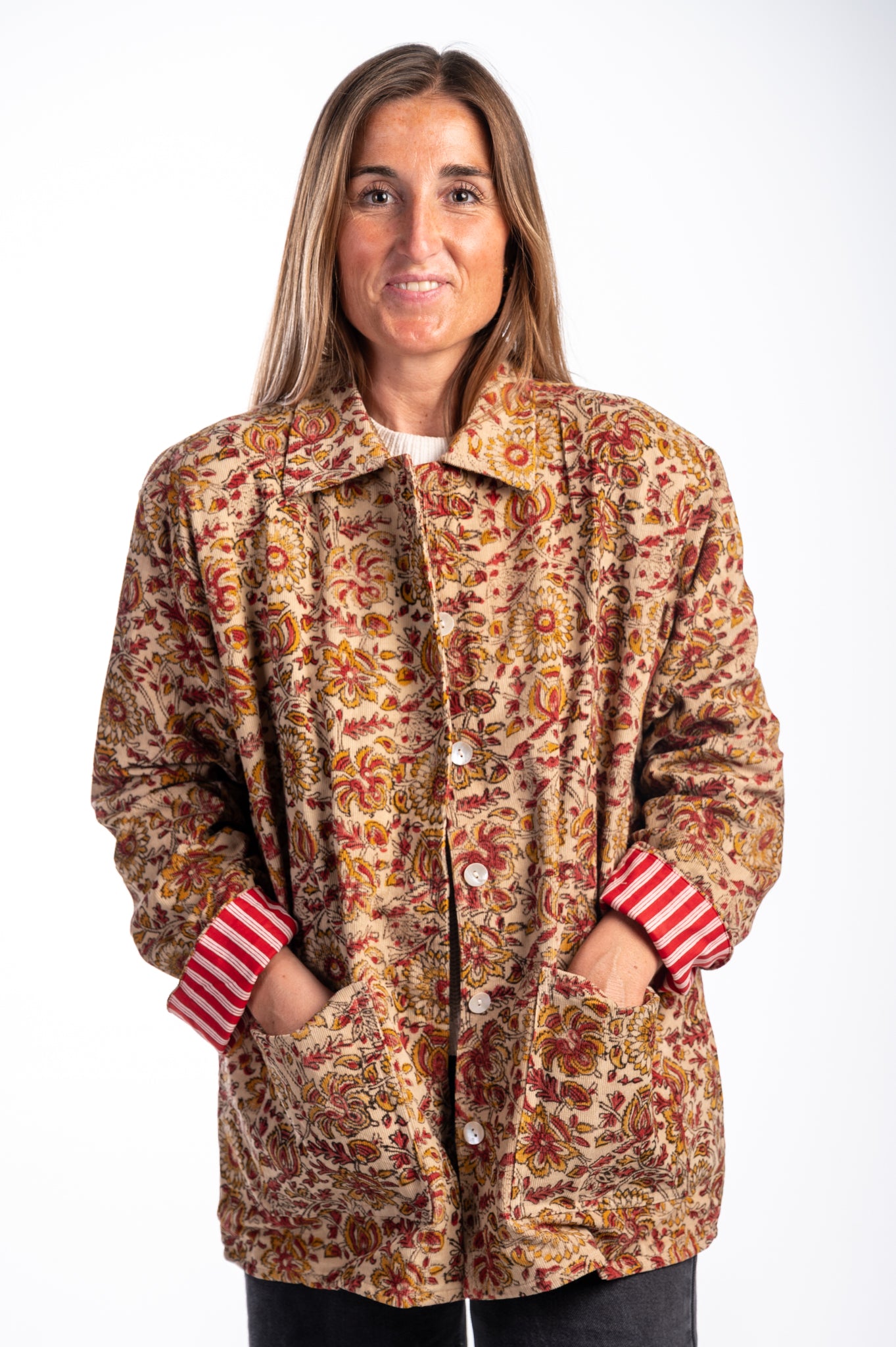 Chaqueta Aryam rojo