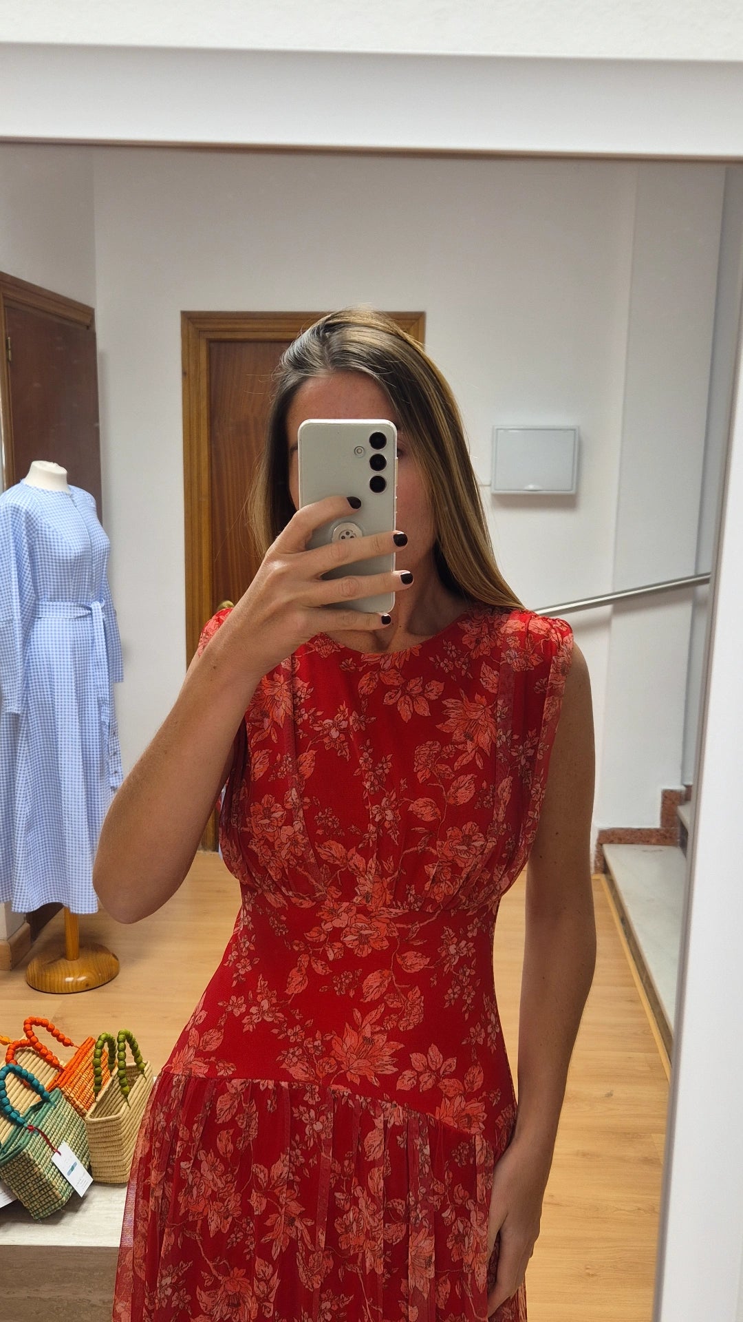 Vestido tul Adriana azul