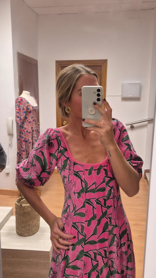 Vestido Moniquita con mangas Nube de Rosas