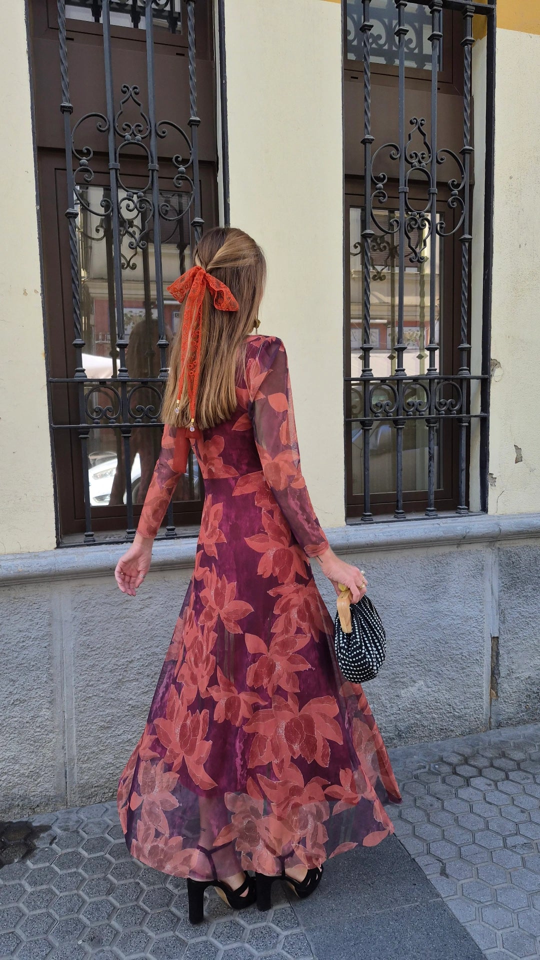 Vestido Carmen orange