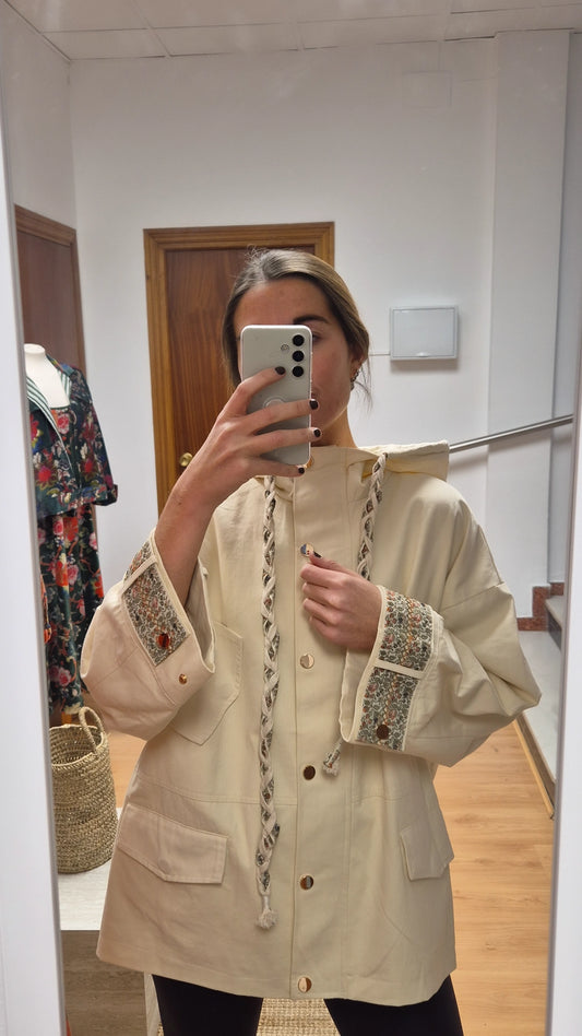 Parka Boho crudo