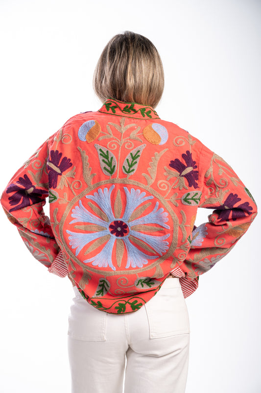 Chaqueta Prive coral