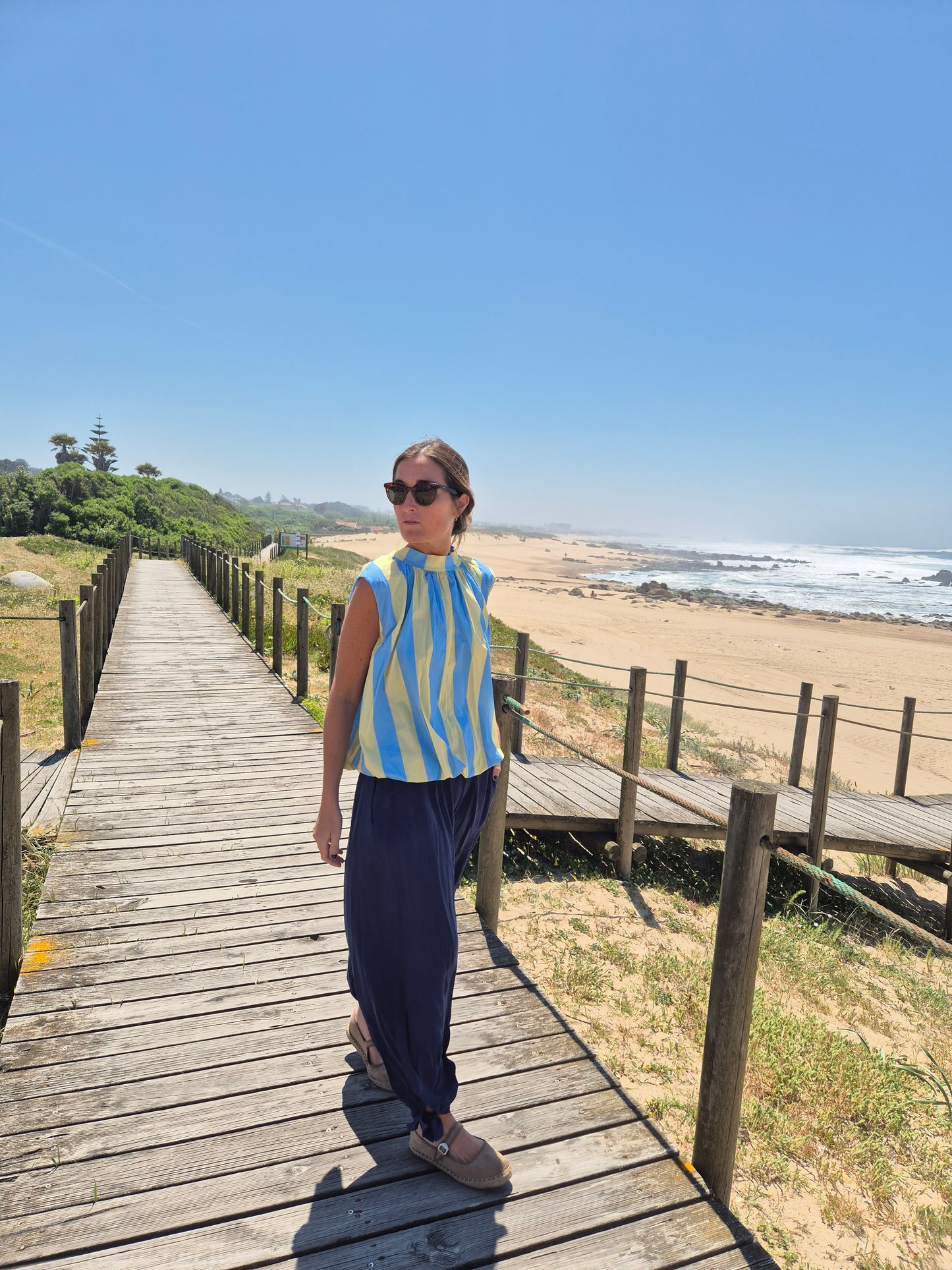 Pantalón bombacho navy