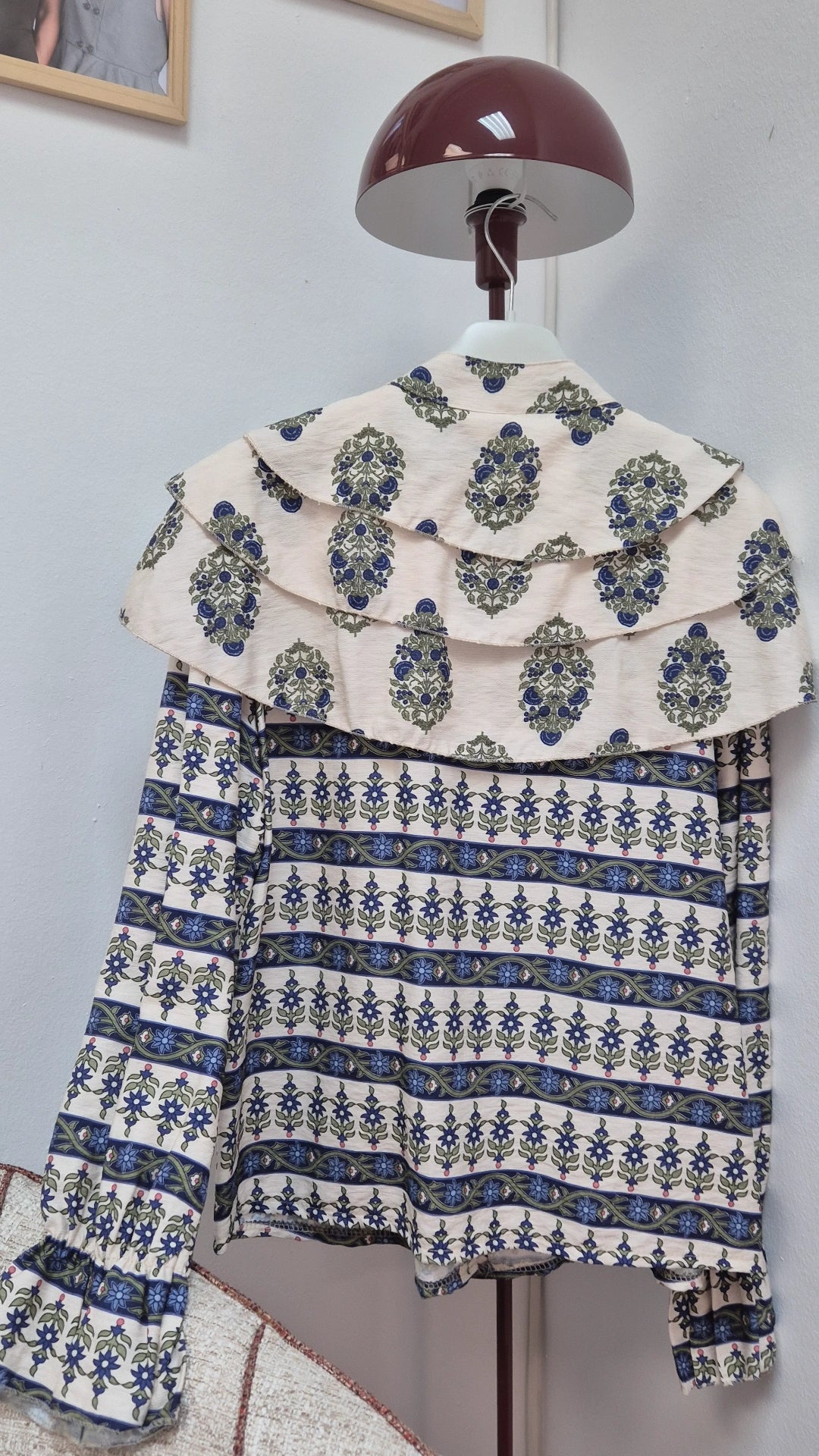 Blusa dos estampados Pétalo