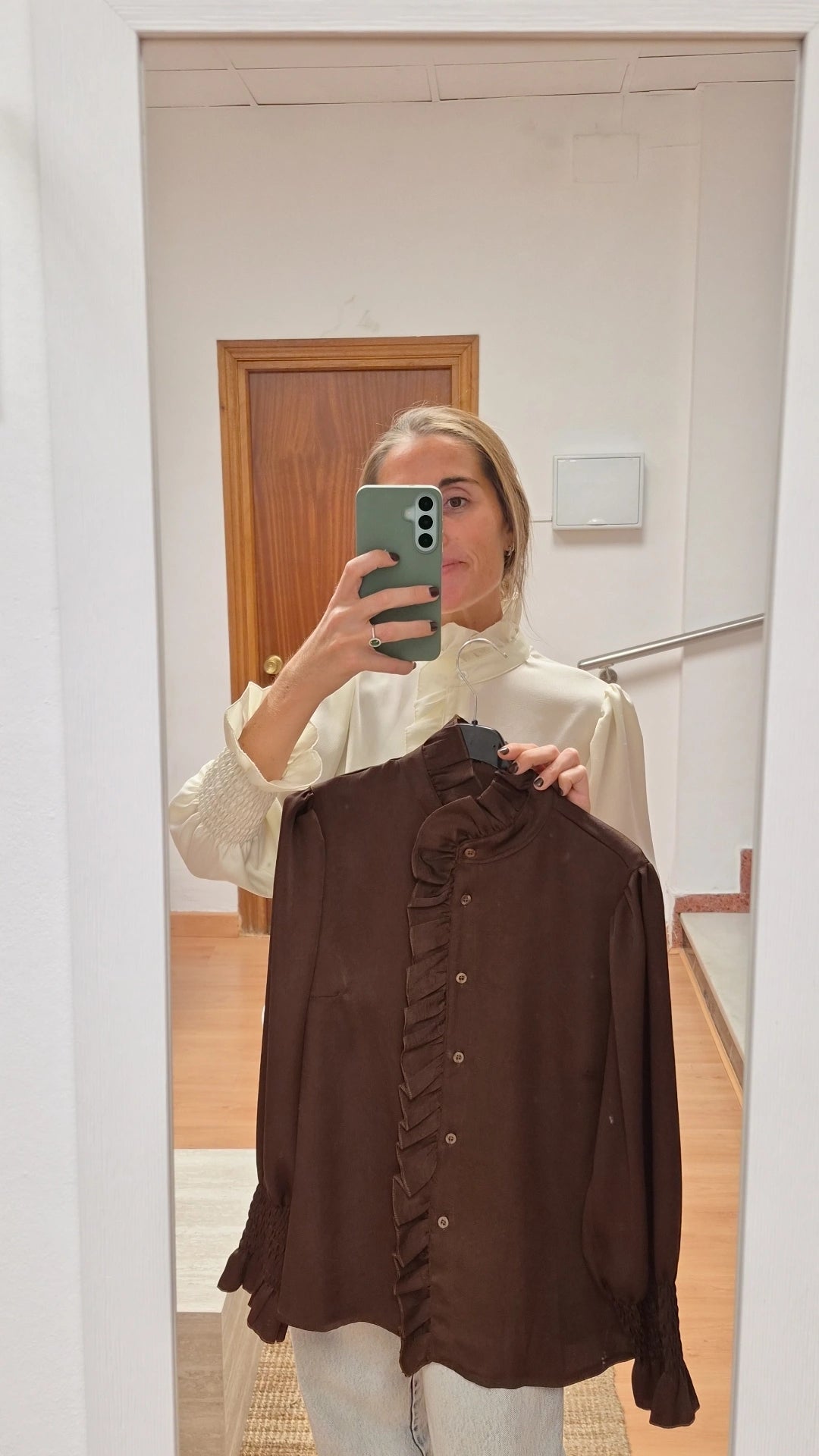 Blusa Carmela marrón
